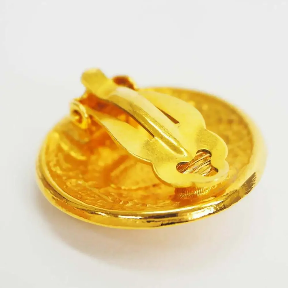 CHANEL Gold Earrings